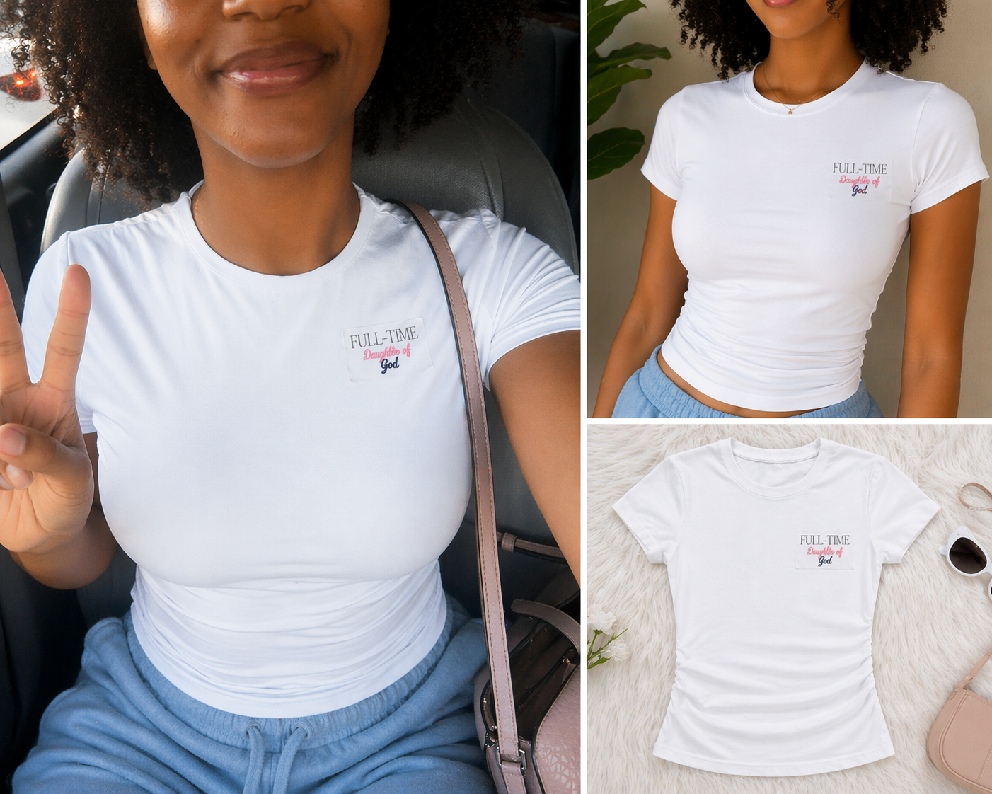 Full Time Daughter of God - Y2K Top
