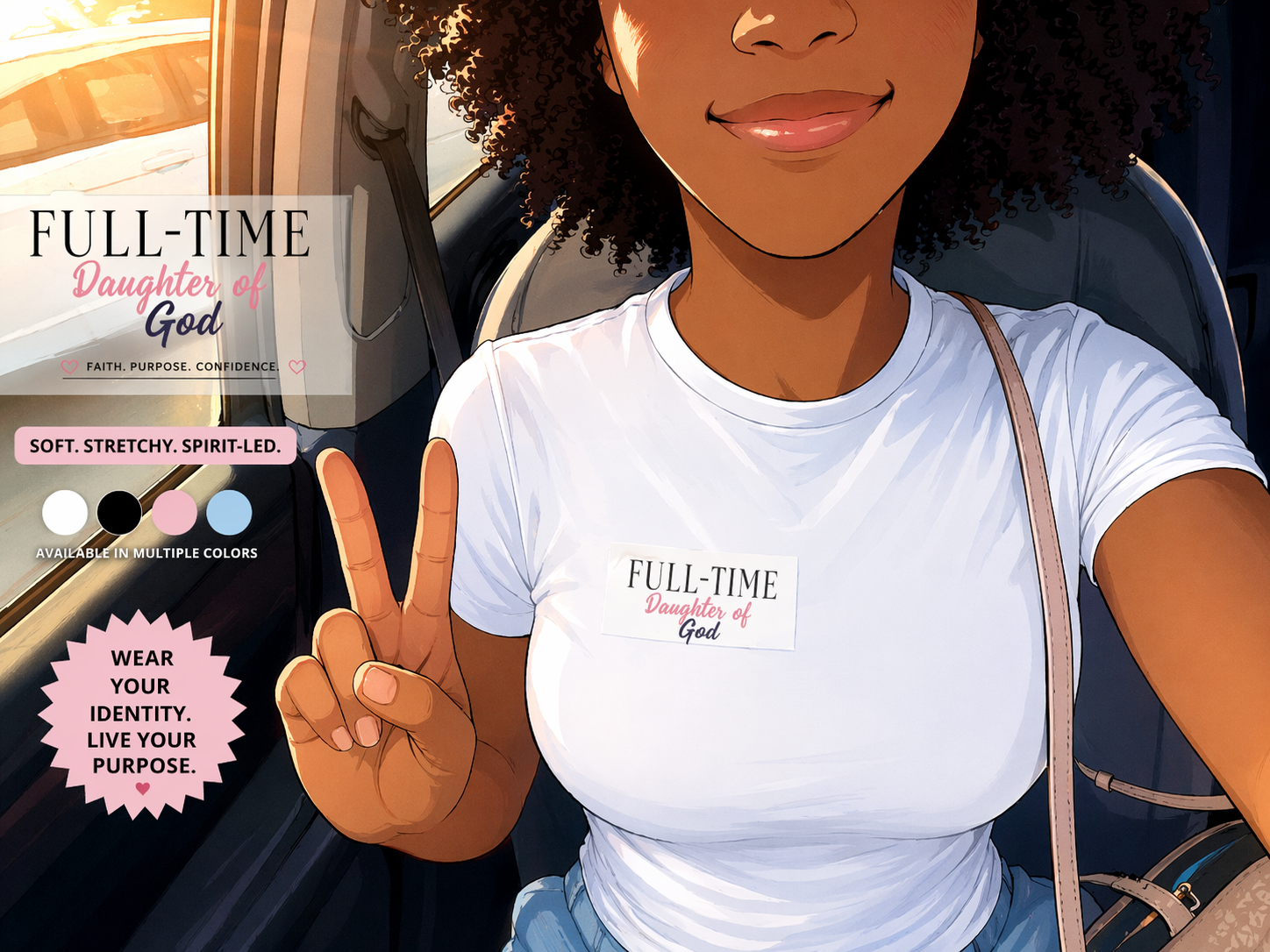 Full Time Daughter of God - Y2K Top